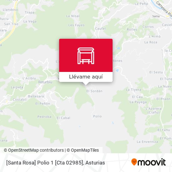 Mapa [Santa Rosa]  Polio 1 [Cta 02985]