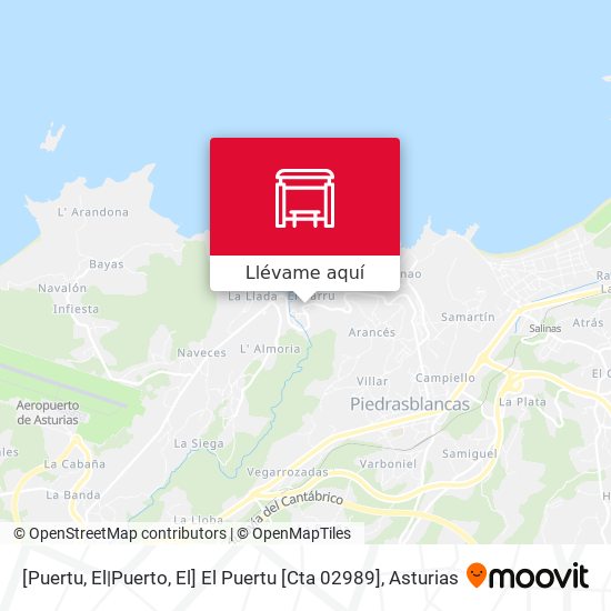 Mapa [Puertu, El|Puerto, El]  El Puertu [Cta 02989]