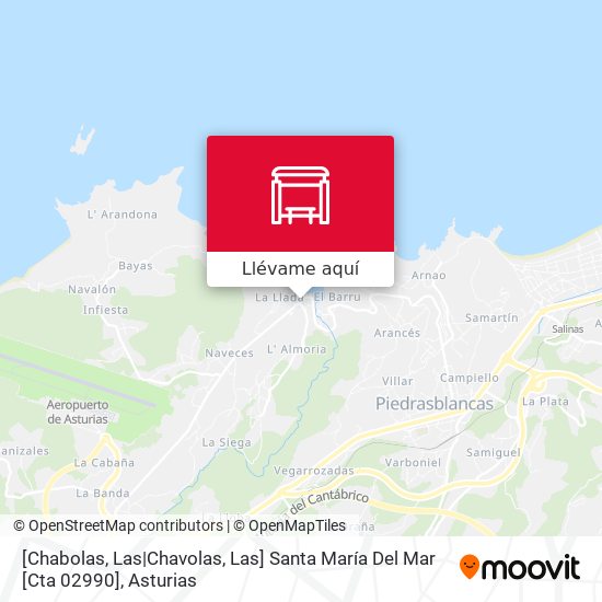 Mapa [Chabolas, Las|Chavolas, Las]  Santa María Del Mar [Cta 02990]