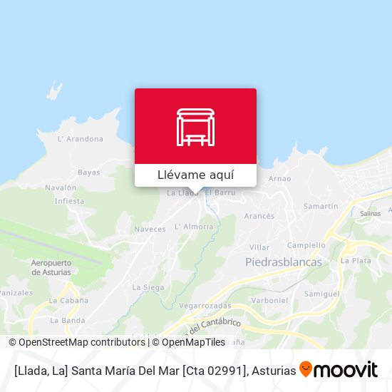 Mapa [Llada, La]  Santa María Del Mar [Cta 02991]
