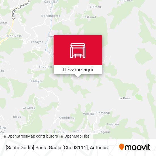 Mapa [Santa Gadía]  Santa Gadía [Cta 03111]