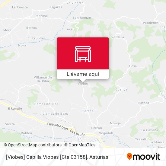 Mapa [Viobes]  Capilla Viobes [Cta 03158]