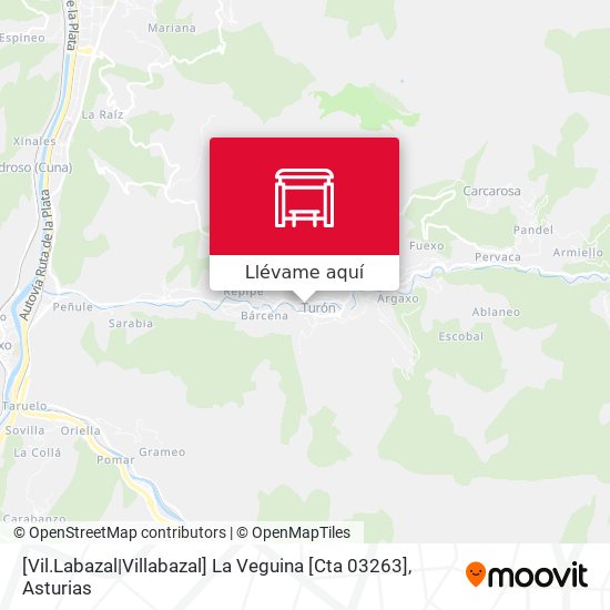 Mapa [Vil.Labazal|Villabazal]  La Veguina [Cta 03263]
