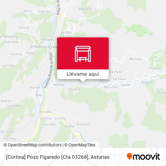 Mapa [Cortina]  Pozo Figaredo [Cta 03268]