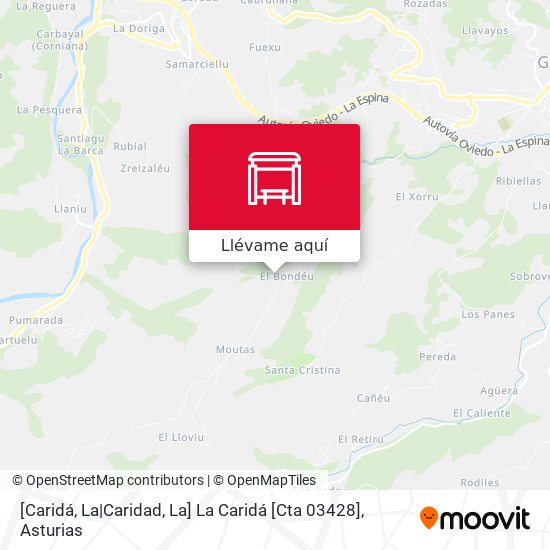 Mapa [Caridá, La|Caridad, La]  La Caridá [Cta 03428]