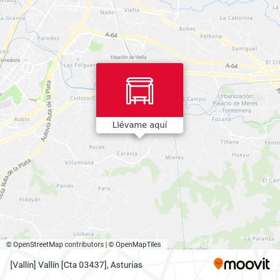 Mapa [Vallín]  Vallín [Cta 03437]