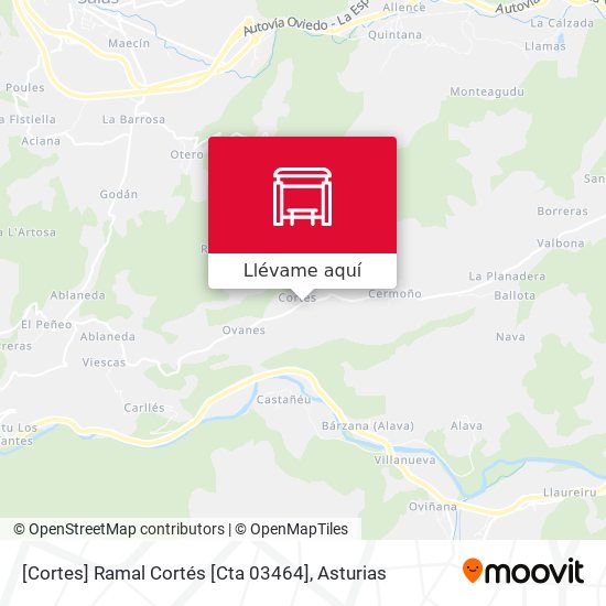 Mapa [Cortes]  Ramal Cortés [Cta 03464]