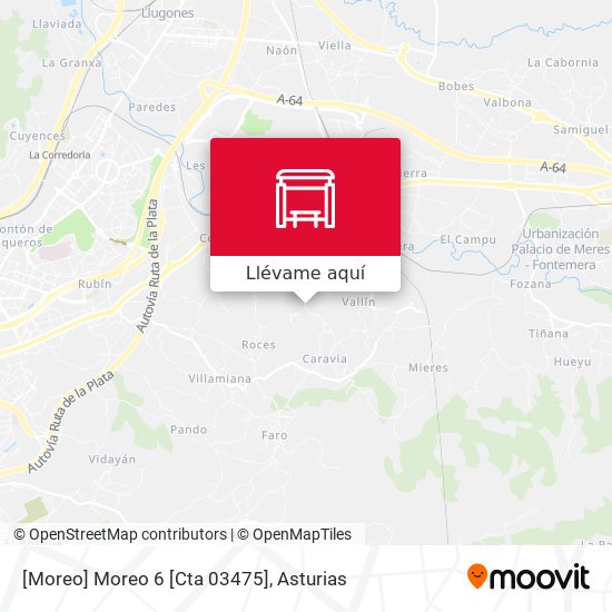 Mapa [Moreo]  Moreo 6 [Cta 03475]