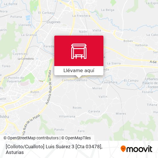 Mapa [Colloto / Cualloto]  Luis Suárez 3 [Cta 03478]