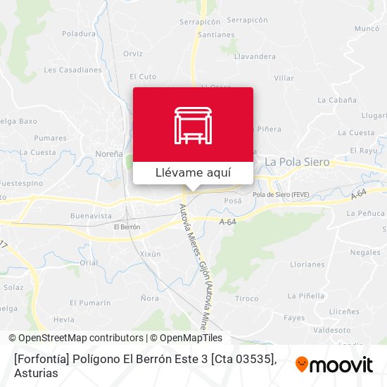 Mapa [Forfontía]  Polígono El Berrón Este 3 [Cta 03535]