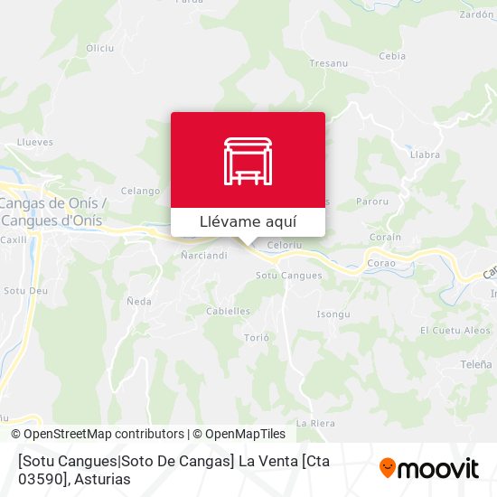 Mapa [Sotu Cangues|Soto De Cangas]  La Venta [Cta 03590]