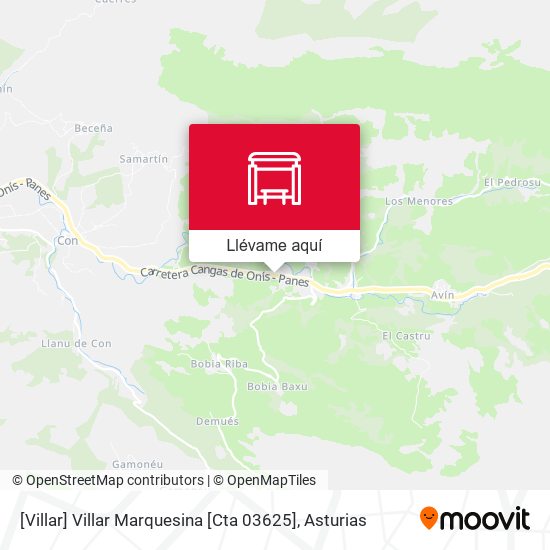 Mapa [Villar]  Villar Marquesina [Cta 03625]