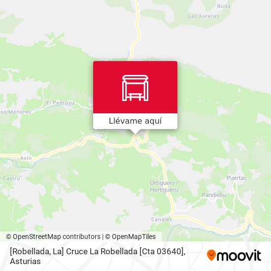 Mapa [Robellada, La]  Cruce La Robellada [Cta 03640]