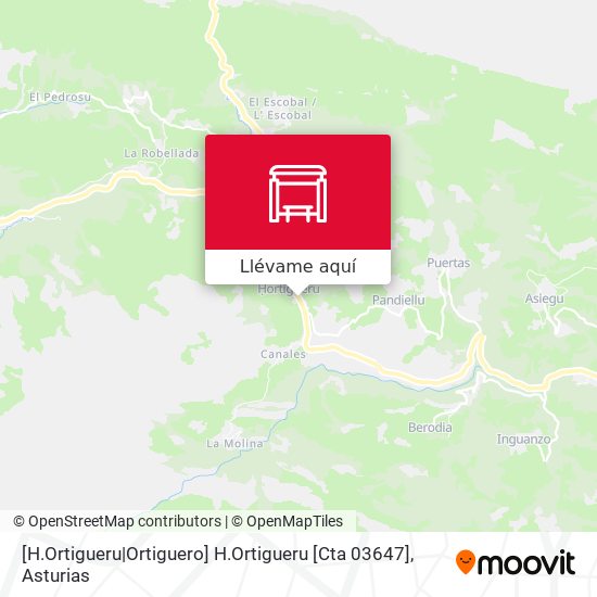 Mapa [H.Ortigueru|Ortiguero]  H.Ortigueru [Cta 03647]
