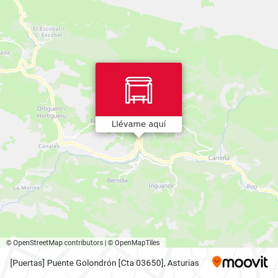 Mapa [Puertas]  Puente Golondrón [Cta 03650]