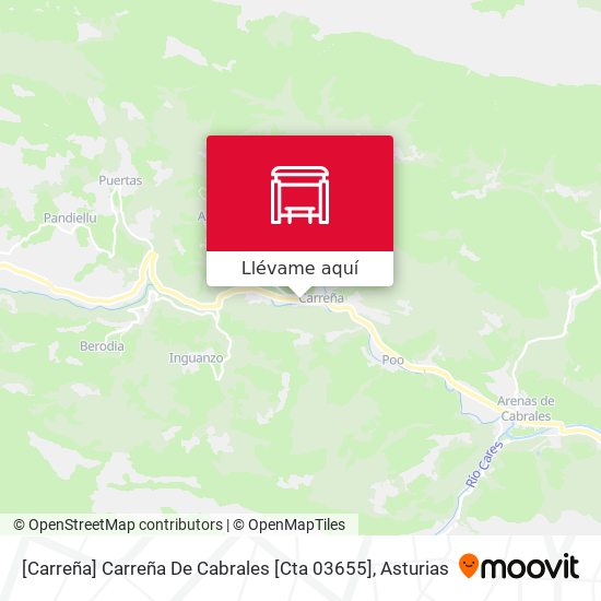 Mapa [Carreña]  Carreña De Cabrales [Cta 03655]