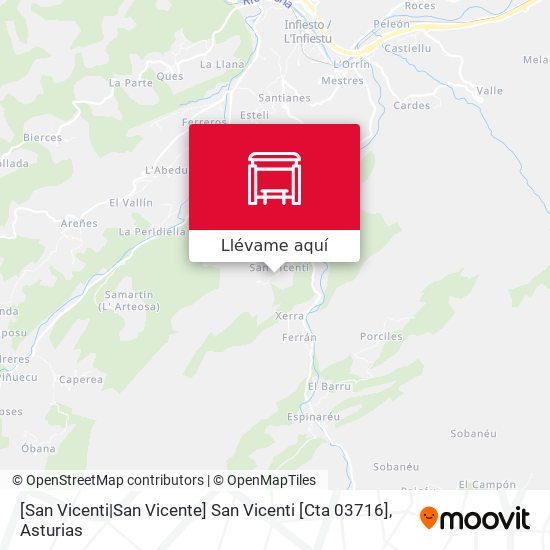 Mapa [San Vicenti|San Vicente]  San Vicenti [Cta 03716]