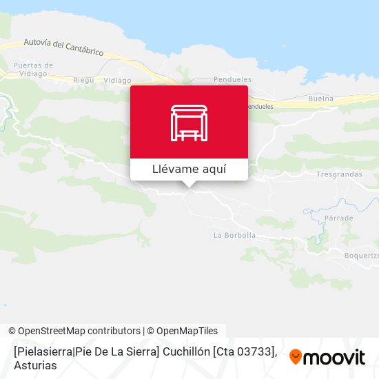 Mapa [Pielasierra|Pie De La Sierra]  Cuchillón [Cta 03733]