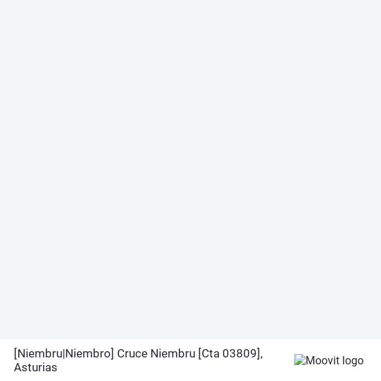 Mapa [Niembru|Niembro]  Cruce Niembru [Cta 03809]
