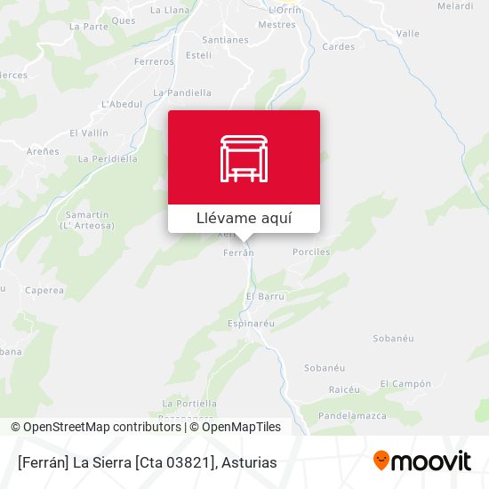 Mapa [Ferrán]  La Sierra [Cta 03821]