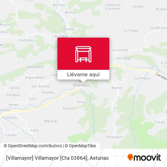Mapa [Villamayor]  Villamayor [Cta 03864]