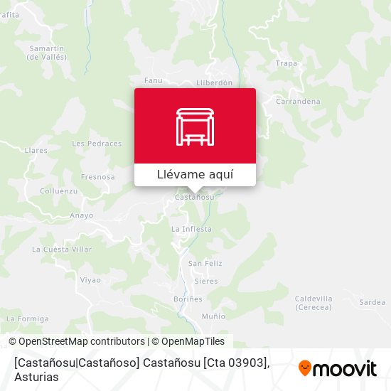 Mapa [Castañosu|Castañoso]  Castañosu [Cta 03903]