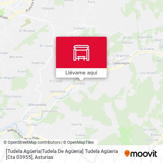 Mapa [Tudela Agüeria|Tudela De Agüeria]  Tudela Agüeria [Cta 03955]