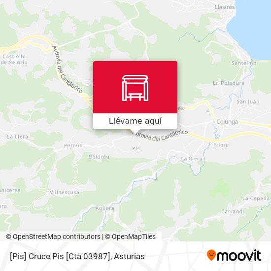 Mapa [Pis]  Cruce Pis [Cta 03987]