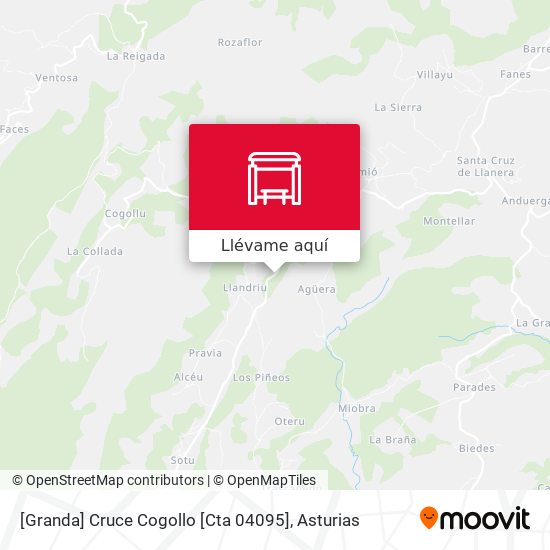 Mapa [Granda]  Cruce Cogollo [Cta 04095]