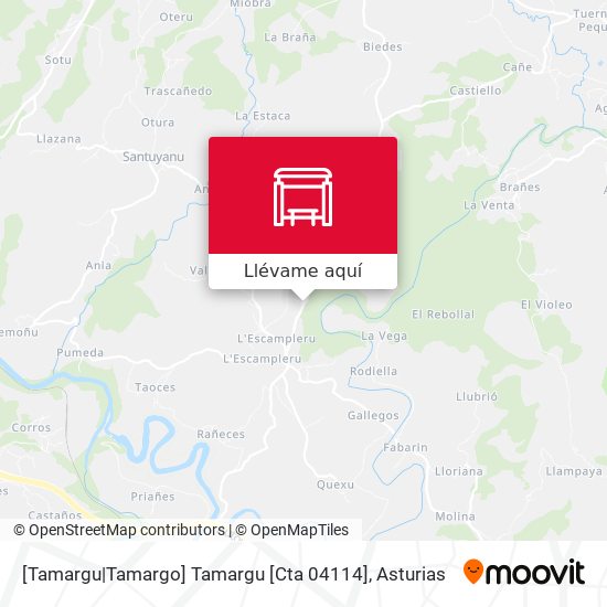 Mapa [Tamargu|Tamargo]  Tamargu [Cta 04114]