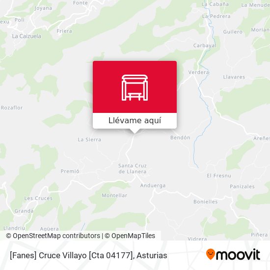 Mapa [Fanes]  Cruce Villayo [Cta 04177]