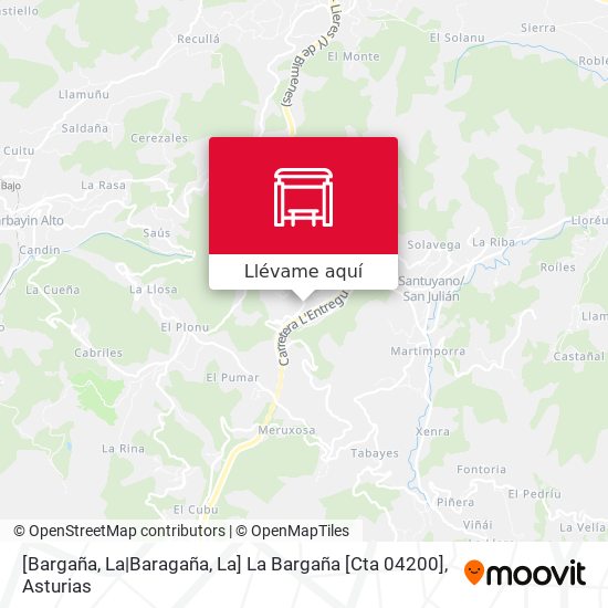Mapa [Bargaña, La|Baragaña, La]  La Bargaña [Cta 04200]