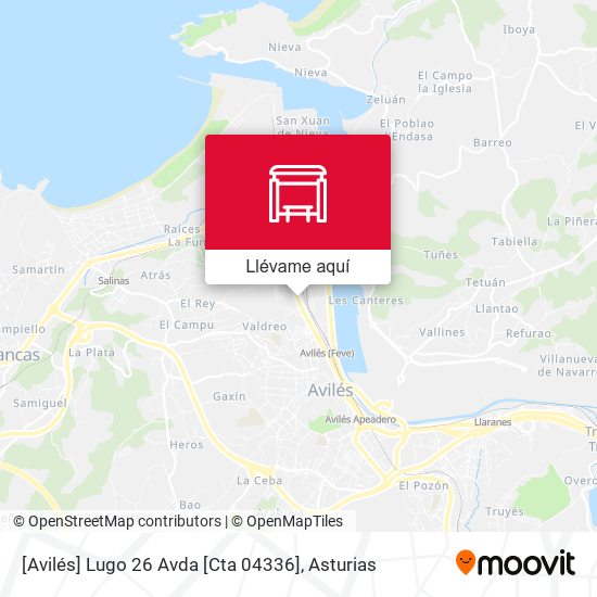 Mapa [Avilés]  Lugo 26 Avda [Cta 04336]