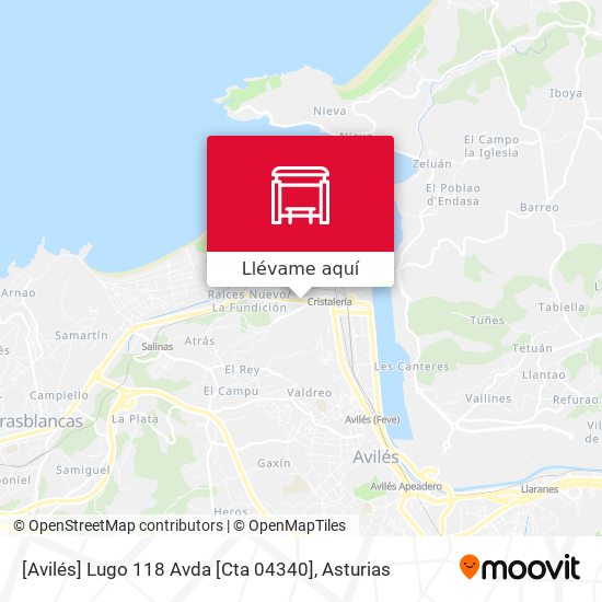 Mapa [Avilés]  Lugo 118 Avda [Cta 04340]