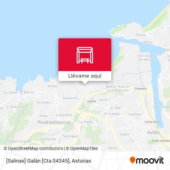 Mapa [Salinas]  Galán [Cta 04345]