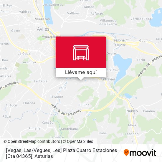 Mapa [Vegas, Las / Vegues, Les]  Plaza Cuatro Estaciones [Cta 04365]