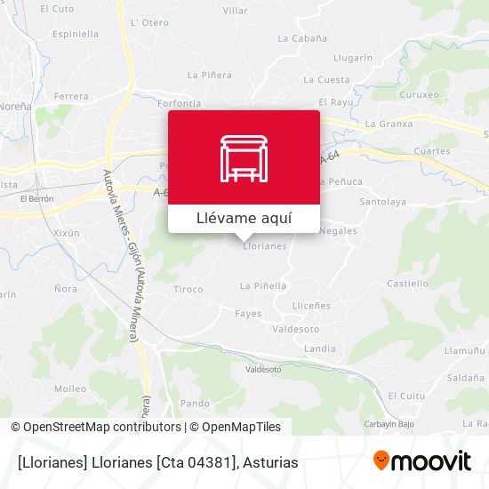 Mapa [Llorianes]  Llorianes [Cta 04381]