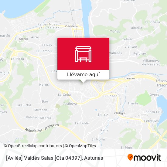 Mapa [Avilés]  Valdés Salas [Cta 04397]