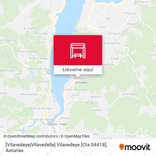 Mapa [Vilavedeye|Vilavedelle]  Vilavedeye [Cta 04418]