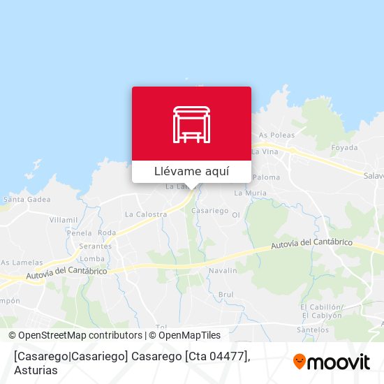Mapa [Casarego|Casariego]  Casarego [Cta 04477]