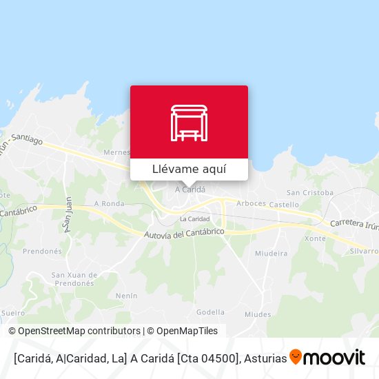 Mapa [Caridá, A|Caridad, La]  A Caridá [Cta 04500]