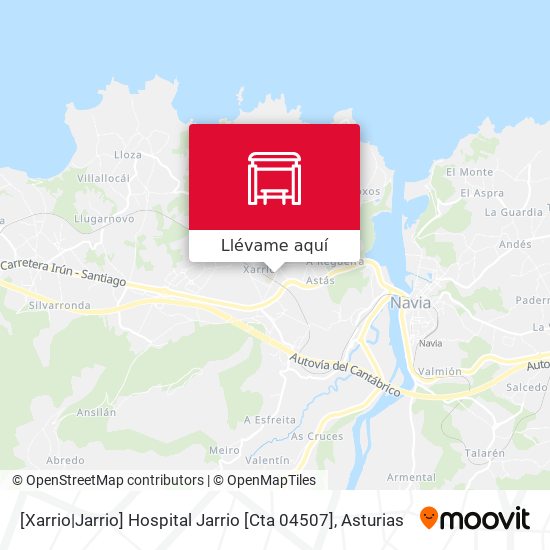 Mapa [Xarrio|Jarrio]  Hospital Jarrio [Cta 04507]