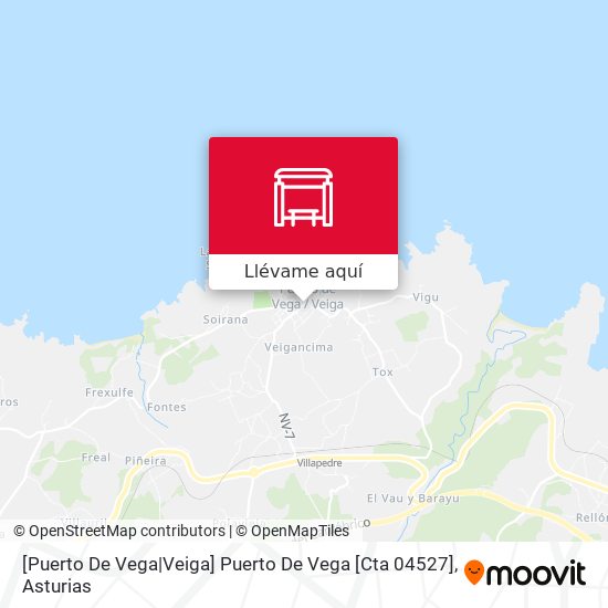 Mapa [Puerto De Vega|Veiga]  Puerto De Vega [Cta 04527]