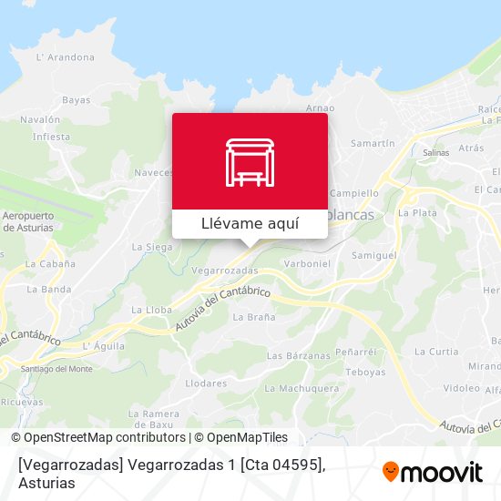 Mapa [Vegarrozadas]  Vegarrozadas 1 [Cta 04595]