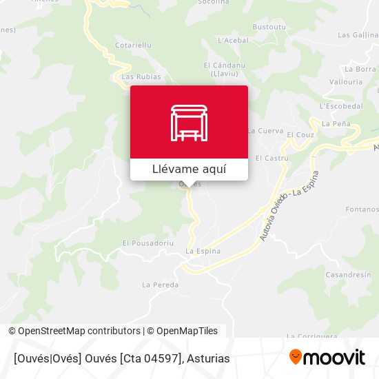 Mapa [Ouvés|Ovés]  Ouvés [Cta 04597]