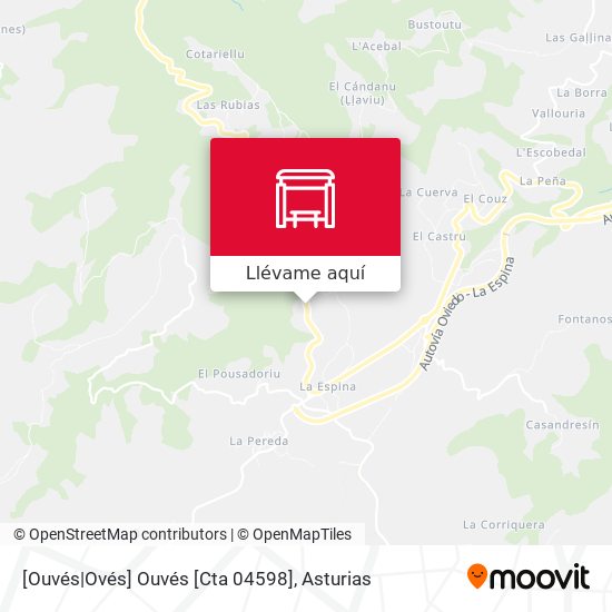 Mapa [Ouvés|Ovés]  Ouvés [Cta 04598]