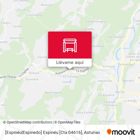 Mapa [Espinéu|Espinedo]  Espinéu [Cta 04616]