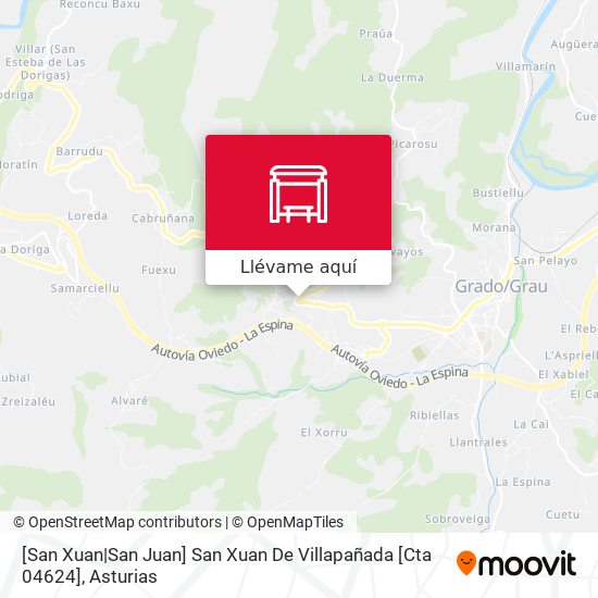 Mapa [San Xuan|San Juan]  San Xuan De Villapañada [Cta 04624]