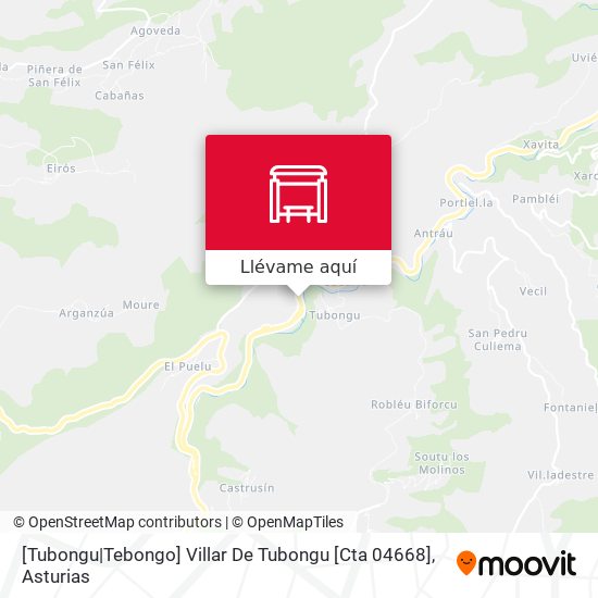 Mapa [Tubongu|Tebongo]  Villar De Tubongu [Cta 04668]