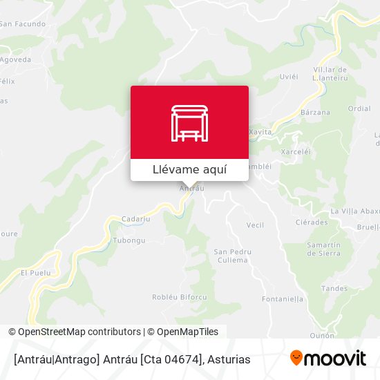 Mapa [Antráu|Antrago]  Antráu [Cta 04674]